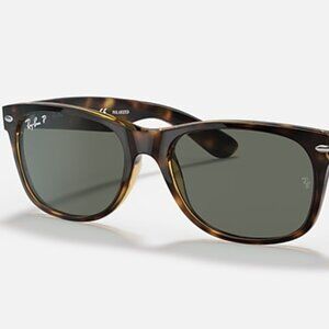 Ray-Ban RB2132 New Wayfarer Tortoise G-15 Green 58-18